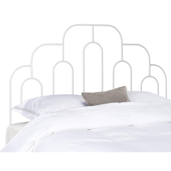 Safavieh Paloma Retro Metal Queen Headboard, White - HBD6201B-Q