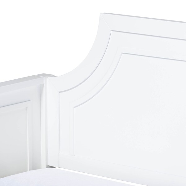 Baxton Studio Mariana White Finished Wood Twin Size Daybed - 158-9640