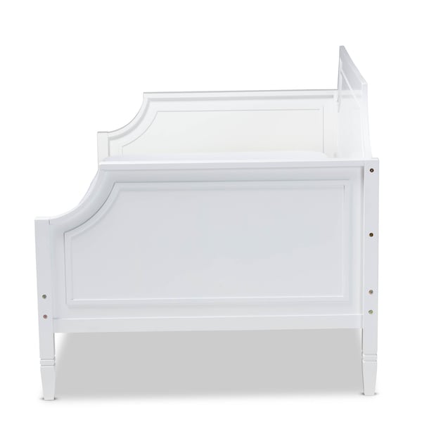 Baxton Studio Mariana White Finished Wood Twin Size Daybed - 158-9640