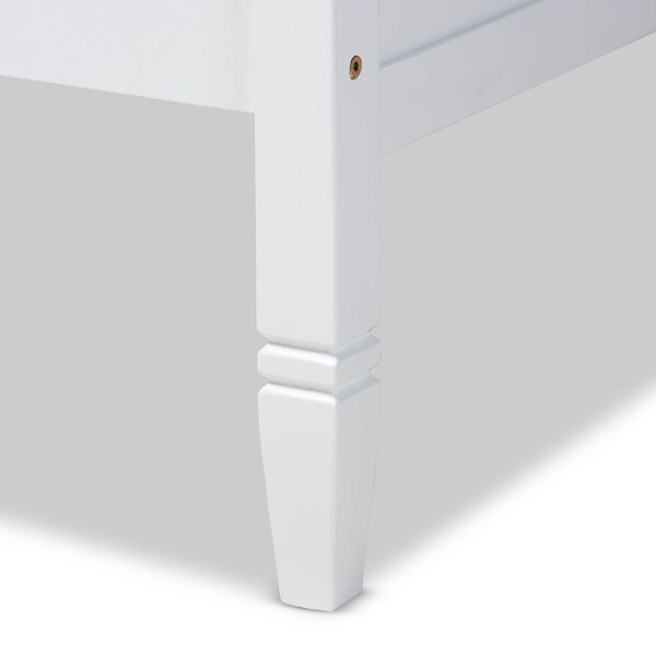 Baxton Studio Mariana White Finished Wood Twin Size Daybed - 158-9640