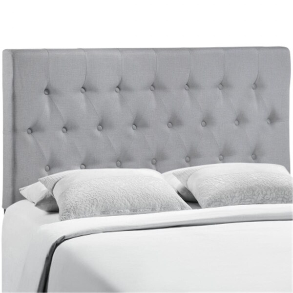 East End Imports Clique Queen Headboard- Gray - MOD-5202-GRY