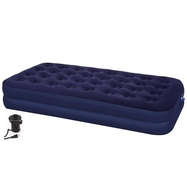 Chesterfield Leather Second Avenue Collection Twin Air Mattress with Electric Air Pump - CH31992