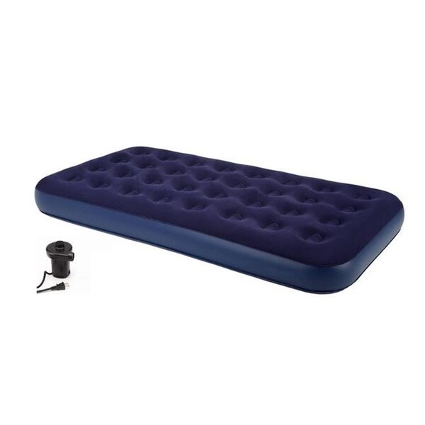 Chesterfield Leather Second Avenue Collection Twin Air Mattress with Electric Air Pump - CH31991