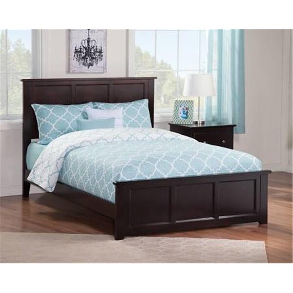 Atlantic Furniture Madison Bed with Matching Footboard, Espresso - Full - AR8636031