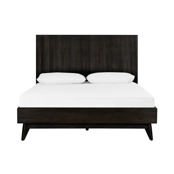 Armen Living Baly Acacia Mid-Century Platform Queen Bed - LCLFBDQN