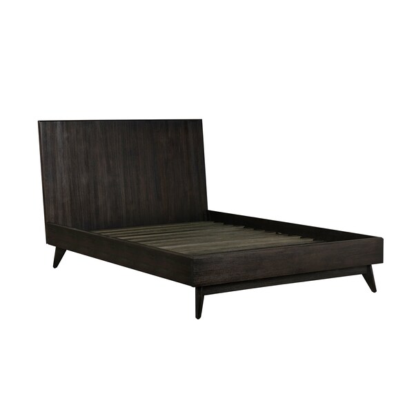 Armen Living Baly Acacia Mid-Century Platform Queen Bed - LCLFBDQN
