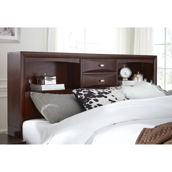 Global Furniture Usa Transitional  Linda Merlot King Bed Group - 2869