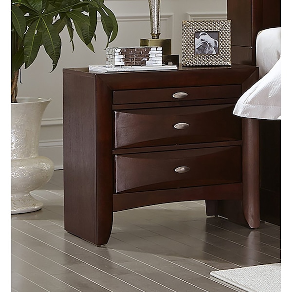 Global Furniture Usa Transitional  Linda Merlot King Bed Group - 2869