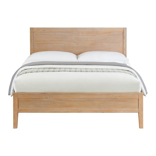 Alaterre Furniture Arden 4-Piece Wood Bedroom Set with Queen Bed, 2-Drawer Nightstand with open shelf, Chest, Dresser - ANAN02343029