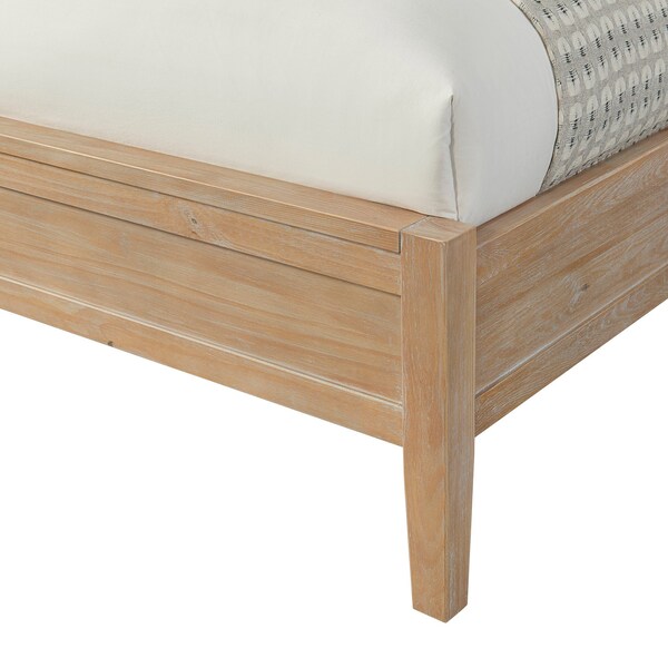 Alaterre Furniture Arden 4-Piece Wood Bedroom Set with Queen Bed, 2-Drawer Nightstand with open shelf, Chest, Dresser - ANAN02343029