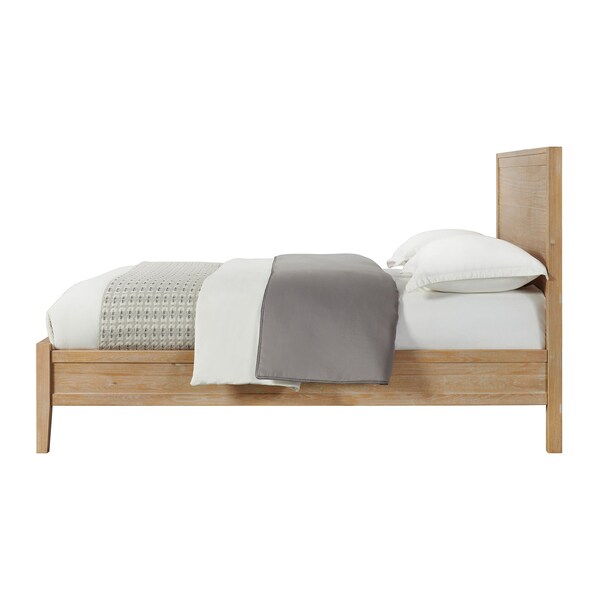 Alaterre Furniture Arden 4-Piece Wood Bedroom Set with Queen Bed, 2-Drawer Nightstand with open shelf, Chest, Dresser - ANAN02343029