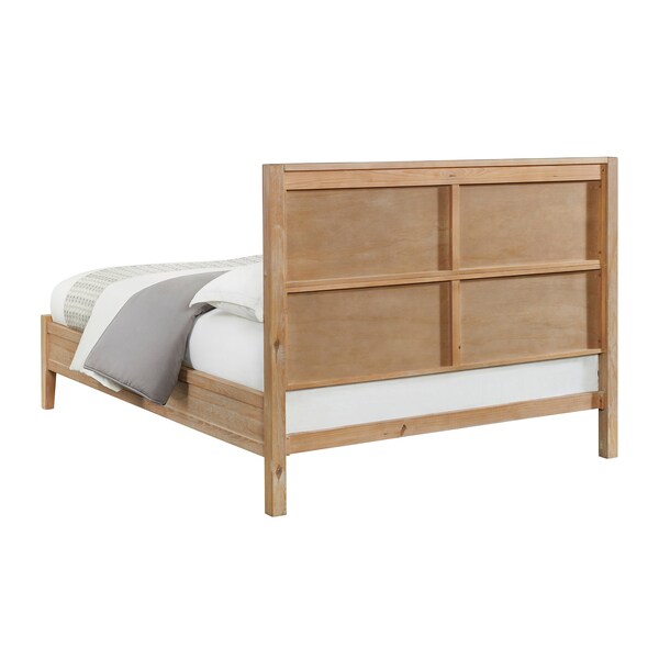 Alaterre Furniture Arden 4-Piece Wood Bedroom Set with Queen Bed, 2-Drawer Nightstand with open shelf, Chest, Dresser - ANAN02343029