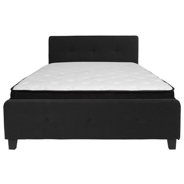 Flash Furniture Queen Platform Bed Set, Black - HG-BMF-23-GG