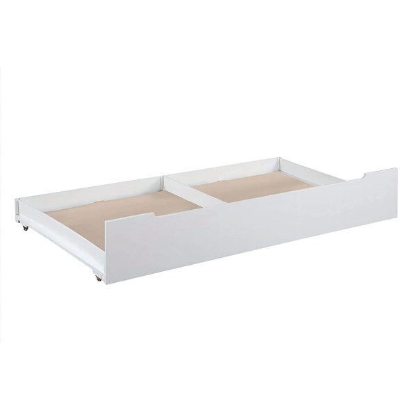 Acme Trundle for Twin Bed in White Finish - ER-0225WH