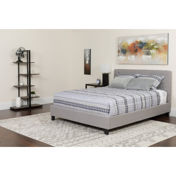 Flash Furniture Twin Platform Bed Set, Gray - HG-BMF-25-GG