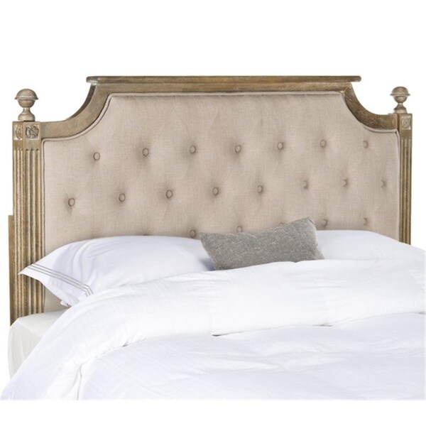 Safavieh Rustic Full Size Headboard, Taupe - FOX6241B-F