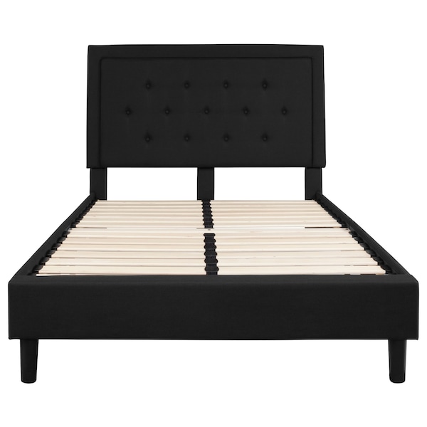 Flash Furniture Roxbury Full Platform Bed, Black - SL-BK5-F-BK-GG