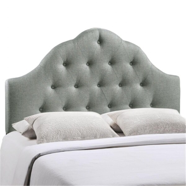 East End Imports Sovereign Queen Fabric Headboard- Gray - MOD-5162-GRY
