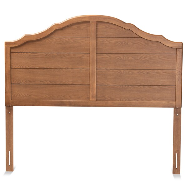 Baxton Studio Clive Vintage Traditional Farmhouse Ash Walnut Finished Wood King Size Headboard - 181-11134-ZORO