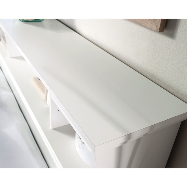 Sauder River Ranch Full-Queen Headboard Glac Wh , Attaches to full or queen size bed - 429930