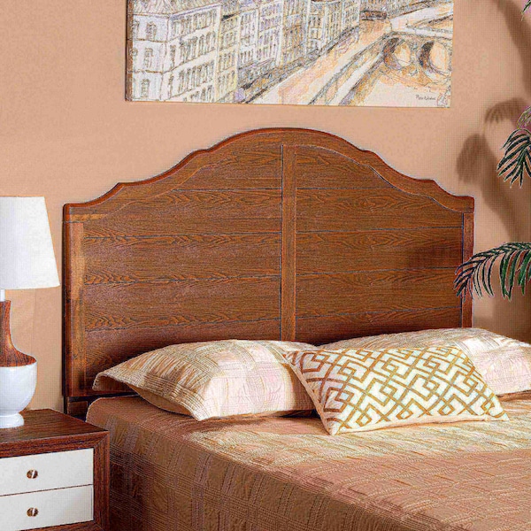 Baxton Studio Clive Vintage Traditional Farmhouse Ash Walnut Finished Wood Queen Size Headboard - 181-11133-ZORO