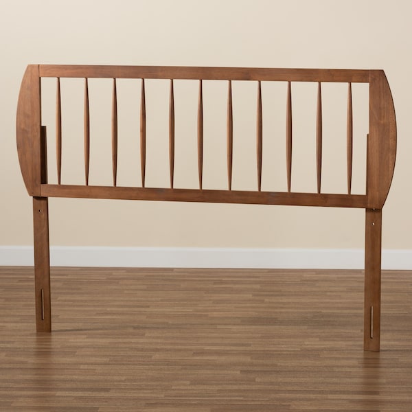 Baxton Studio Norman Modern and Contemporary Transitional Ash Walnut Finished Wood King Size Headboard - 181-11122-ZORO