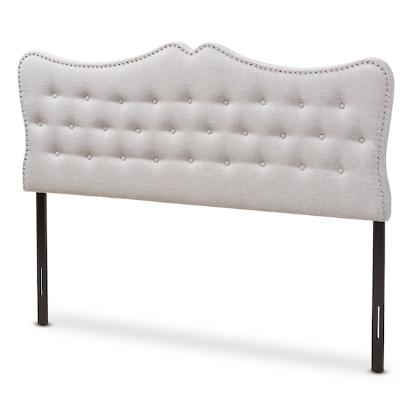 Baxton Studio Emma Modern Greyish Beige Queen Size Headboard - 142-7773