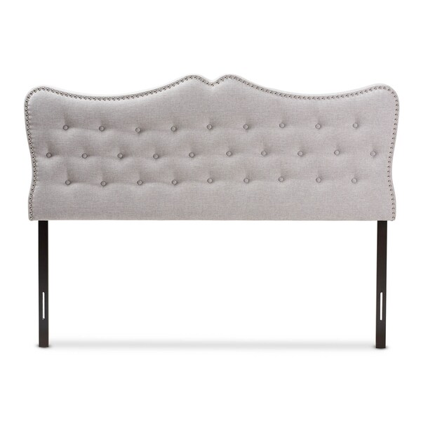 Baxton Studio Emma Modern Greyish Beige Queen Size Headboard - 142-7773