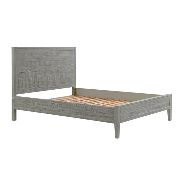 Alaterre Furniture Arden 4-Piece Wood Bedroom Set w/Queen Bed, 2-Drwr Nightstand, 5-Drwr Chest, 6-Drwr Dresser, Gray - ANAN01343032