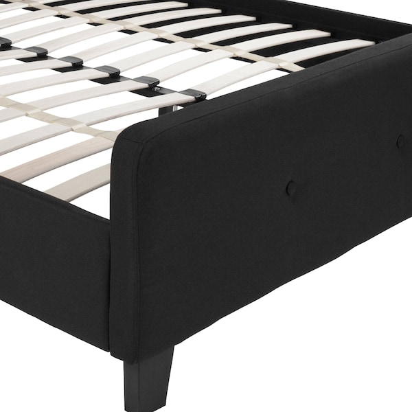 Flash Furniture Platform Bed, Tribeca, Queen, Black - HG-23-GG