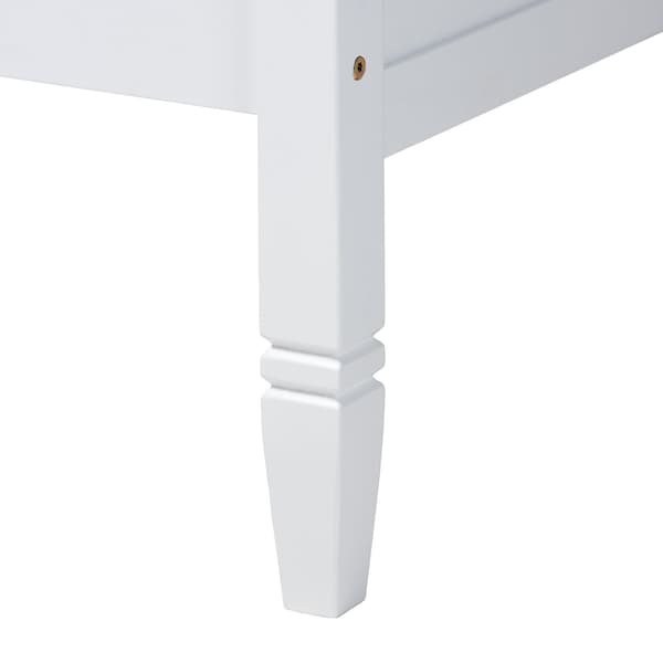 Baxton Studio Mariana Classic and Traditional White Finished Wood Full Size Daybed - 222-12539-ZORO