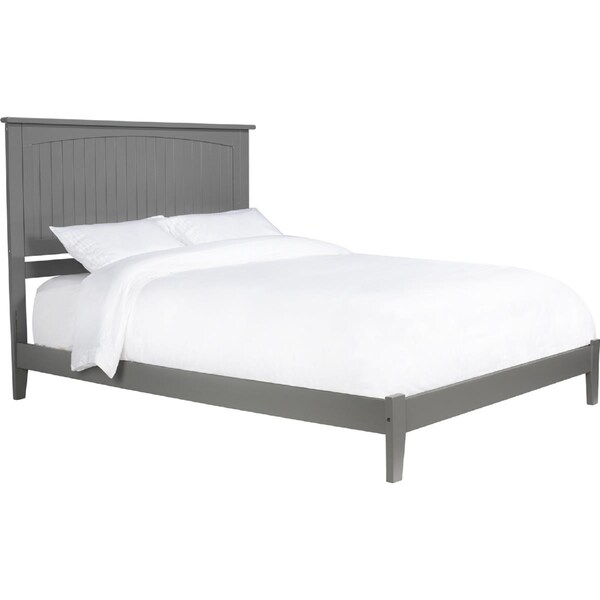 Atlantic Furniture Nantucket King Traditional Bed - Grey - AR8251039