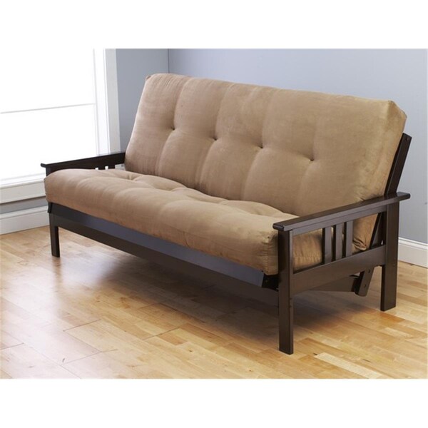 Kodiak Monterey Frame Queen Suede Peat Mattress- Tan - Tan - KFQMOEPSPEATLF5MD3