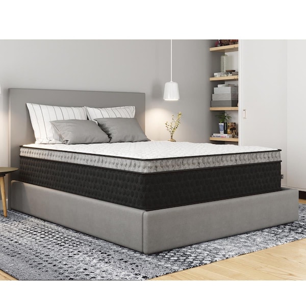 Kd Mobiliario 14 in. Nova Lux Copper Cool Hybrid Mattresses - Medium - KD2947660