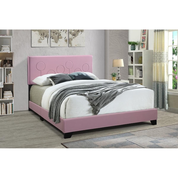 Procomfort All-in-One Upholstered Bed, Pink - Queen Size - PR2637303