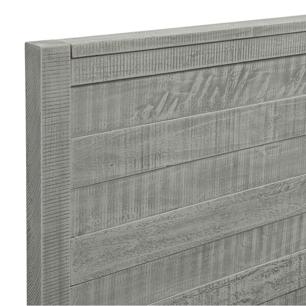 Alaterre Furniture Arden Panel Wood King Bed, Driftwood Gray - ANAN4032