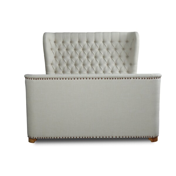 Manhattan Comfort Lola Full-Size Bed in Ivory - BD007-FL-IV
