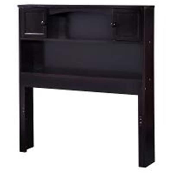 Atlantic Furniture Newport Full Size Bookcase Headboard, Espresso - AR285831