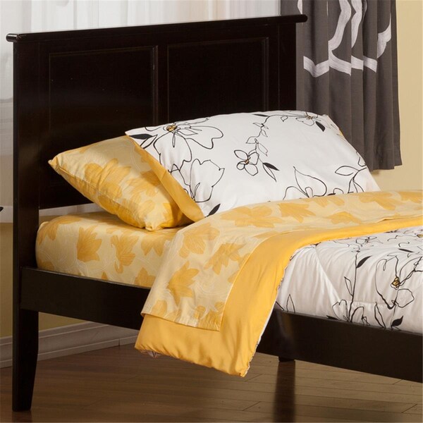 Atlantic Furniture Madison Twin Size Headboard, Espresso - AR286821