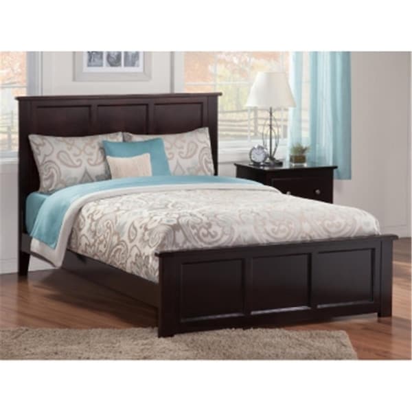 Atlantic Furniture Madison Queen Bed with Matching Footboard in Espresso - AR8646031
