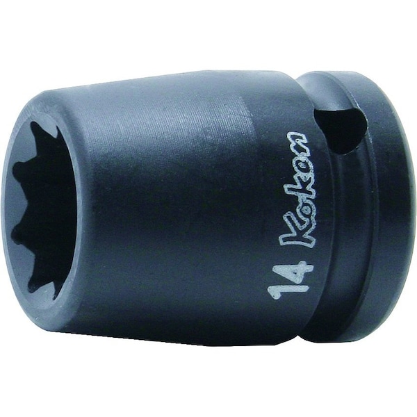Ko-Ken Socket 17mm Double Square 38mm 1/2 Sq. Drive - 14415M-17
