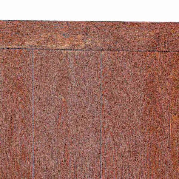 Baxton Studio Nicola Mid-Century Modern Transitional Ash Walnut Finished Wood King Size Platform Bed - 180-11157-9816-ZORO