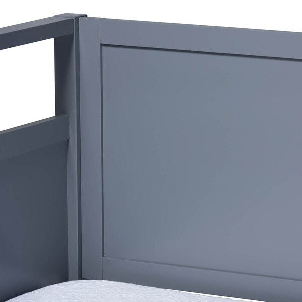 Baxton Studio Cintia Grey Finished Wood Twin Size Daybed - 158-9643