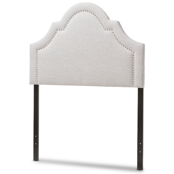 Baxton Studio Rita Modern Grayish Beige Upholstered Twin Size Headboard - 125-6985