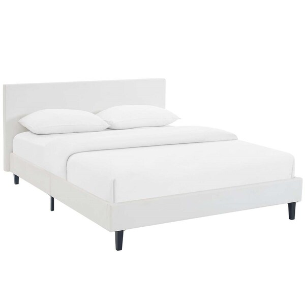 Modway Furniture Anya Full Size Bed, White - MOD-5417-WHI
