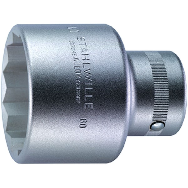 Herramientas Stahlwille 25 mm (1") Tamaño de la llave de vaso 50 mm L.80 mm - 06010050