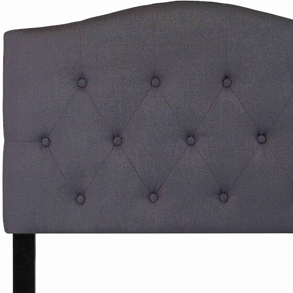 Flash Furniture Cambridge Headboard, Twin Size, Gray Fbrc - HG-HB1708-T-DG-GG
