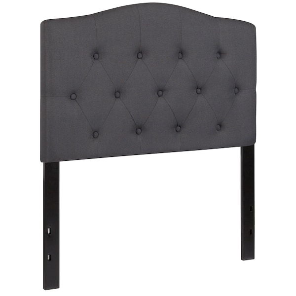 Flash Furniture Cambridge Headboard, Twin Size, Gray Fbrc - HG-HB1708-T-DG-GG
