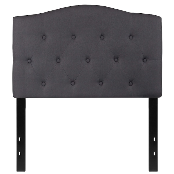 Flash Furniture Cambridge Headboard, Twin Size, Gray Fbrc - HG-HB1708-T-DG-GG