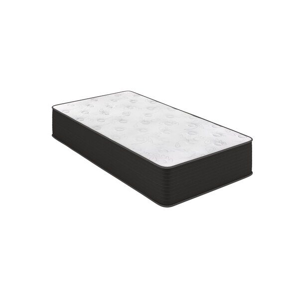 Flash Furniture Dream Cooling Gel 12 Inch Foam and Pocket Spring Hybrid Mattress, Twin Mattress in a Box - BS-E230P-R-T-12-C-BK-GG